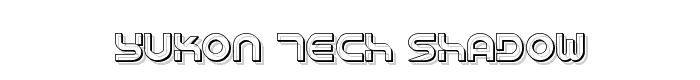 Yukon Tech Shadow font